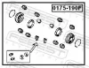 Reparatursatz, Bremssattel FEBEST 0175-190F Bild Reparatursatz, Bremssattel FEBEST 0175-190F