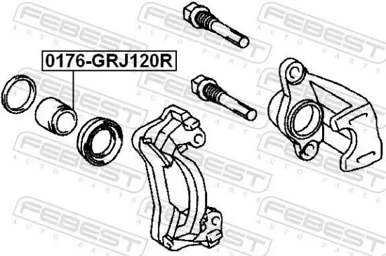 Kolben, Bremssattel FEBEST 0176-GRJ120R Bild Kolben, Bremssattel FEBEST 0176-GRJ120R