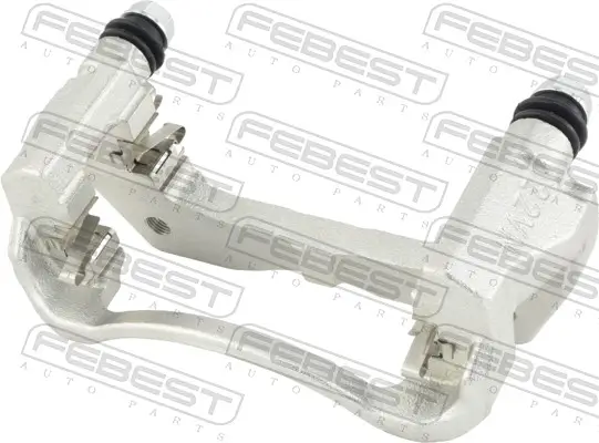 Bremssattelhaltersatz Vorderachse links FEBEST 0177C-ZRE182FLH