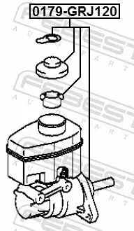 Hauptbremszylinder FEBEST 0179-GRJ120 Bild Hauptbremszylinder FEBEST 0179-GRJ120