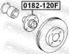 Radnabe Vorderachse FEBEST 0182-120F Bild Radnabe Vorderachse FEBEST 0182-120F