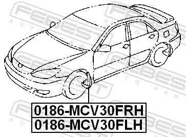 Montagesatz, Kotflügel FEBEST 0186-MCV30FLH Bild Montagesatz, Kotflügel FEBEST 0186-MCV30FLH