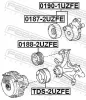 Riemenspanner, Keilrippenriemen FEBEST 0190-1UZFE Bild Riemenspanner, Keilrippenriemen FEBEST 0190-1UZFE