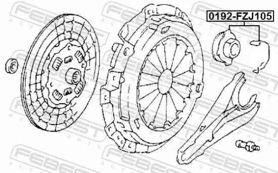 Ausrücklager FEBEST 0192-FZJ105 Bild Ausrücklager FEBEST 0192-FZJ105