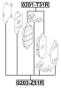 Zubehörsatz, Scheibenbremsbelag Hinterachse FEBEST 0203-Z51R Bild Zubehörsatz, Scheibenbremsbelag Hinterachse FEBEST 0203-Z51R
