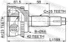 Gelenksatz, Antriebswelle radseitig Vorderachse FEBEST 0210-017A42 Bild Gelenksatz, Antriebswelle radseitig Vorderachse FEBEST 0210-017A42