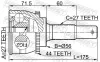 Gelenksatz, Antriebswelle Vorderachse radseitig FEBEST 0210-C24A44 Bild Gelenksatz, Antriebswelle Vorderachse radseitig FEBEST 0210-C24A44