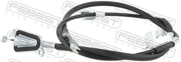 Seilzug, Feststellbremse hinten rechts FEBEST 02100-T30RH