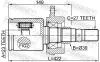 Gelenksatz, Antriebswelle getriebeseitig Vorderachse rechts FEBEST 0211-F154WDRH Bild Gelenksatz, Antriebswelle getriebeseitig Vorderachse rechts FEBEST 0211-F154WDRH