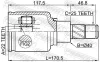 Gelenksatz, Antriebswelle Vorderachse links getriebeseitig FEBEST 0211-F15LH Bild Gelenksatz, Antriebswelle Vorderachse links getriebeseitig FEBEST 0211-F15LH