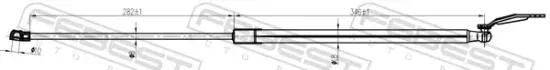 Gasfeder, Koffer-/Laderaum hinten rechts FEBEST 02117-006RH Bild Gasfeder, Koffer-/Laderaum hinten rechts FEBEST 02117-006RH