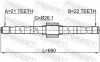 Antriebswelle Vorderachse rechts FEBEST 0212-E11RH Bild Antriebswelle Vorderachse rechts FEBEST 0212-E11RH