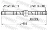 Antriebswelle Vorderachse rechts FEBEST 0212-P10RH Bild Antriebswelle Vorderachse rechts FEBEST 0212-P10RH
