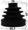 Faltenbalgsatz, Antriebswelle getriebeseitig FEBEST 0215-Y62 Bild Faltenbalgsatz, Antriebswelle getriebeseitig FEBEST 0215-Y62
