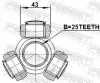 Tripodestern, Antriebswelle FEBEST 0216-V10M Bild Tripodestern, Antriebswelle FEBEST 0216-V10M