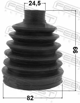 Faltenbalg, Antriebswelle radseitig FEBEST 0217P-G15RA Bild Faltenbalg, Antriebswelle radseitig FEBEST 0217P-G15RA