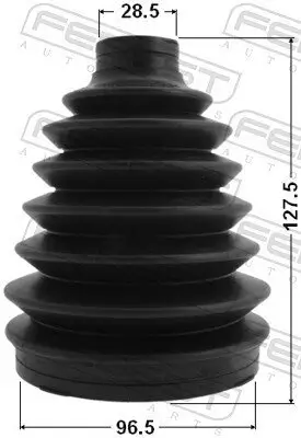 Faltenbalgsatz, Antriebswelle radseitig FEBEST 0217P-Z50 Bild Faltenbalgsatz, Antriebswelle radseitig FEBEST 0217P-Z50