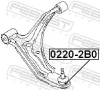 Trag-/Führungsgelenk Vorderachse unten FEBEST 0220-2B0 Bild Trag-/Führungsgelenk Vorderachse unten FEBEST 0220-2B0