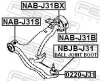 Trag-/Führungsgelenk FEBEST 0220-J31 Bild Trag-/Führungsgelenk FEBEST 0220-J31