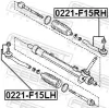 Spurstangenkopf Vorderachse rechts FEBEST 0221-F15RH Bild Spurstangenkopf Vorderachse rechts FEBEST 0221-F15RH