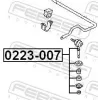 Stange/Strebe, Stabilisator Vorderachse FEBEST 0223-007 Bild Stange/Strebe, Stabilisator Vorderachse FEBEST 0223-007
