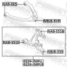 Lenker, Radaufhängung Vorderachse unten links FEBEST 0224-J50FLL Bild Lenker, Radaufhängung Vorderachse unten links FEBEST 0224-J50FLL
