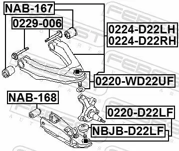 Sturzkorrekturschraube FEBEST 0229-006 Bild Sturzkorrekturschraube FEBEST 0229-006