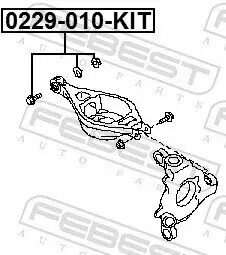 Sturzkorrekturschraubensatz FEBEST 0229-010-KIT Bild Sturzkorrekturschraubensatz FEBEST 0229-010-KIT