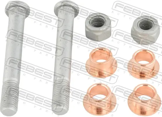 Montagesatz, Tür vorne FEBEST 02520-HDR001-KIT