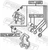 Führungsbolzen, Bremssattel FEBEST 0274-A60F-KIT Bild Führungsbolzen, Bremssattel FEBEST 0274-A60F-KIT