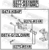 Bremssattel Hinterachse links FEBEST 0277-R51MRL Bild Bremssattel Hinterachse links FEBEST 0277-R51MRL