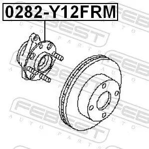 Radnabe FEBEST 0282-Y12FRM Bild Radnabe FEBEST 0282-Y12FRM