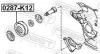 Spannrolle, Keilrippenriemen FEBEST 0287-K12 Bild Spannrolle, Keilrippenriemen FEBEST 0287-K12