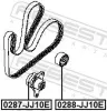 Umlenk-/Führungsrolle, Keilrippenriemen FEBEST 0288-JJ10E Bild Umlenk-/Führungsrolle, Keilrippenriemen FEBEST 0288-JJ10E