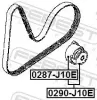 Riemenspanner, Keilrippenriemen FEBEST 0290-J10E Bild Riemenspanner, Keilrippenriemen FEBEST 0290-J10E