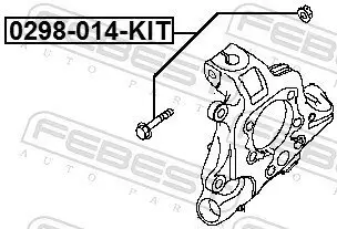 Sturzkorrekturschraubensatz FEBEST 0298-014-KIT Bild Sturzkorrekturschraubensatz FEBEST 0298-014-KIT