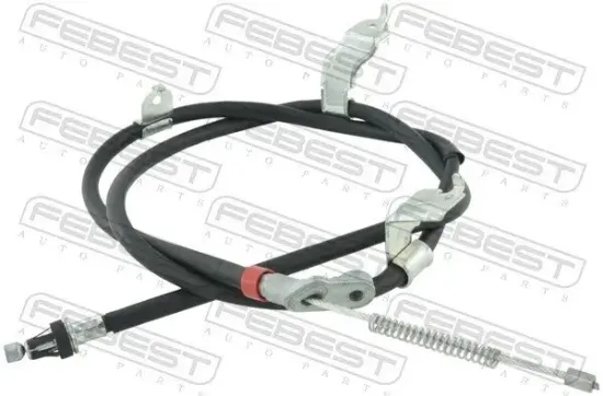 Seilzug, Feststellbremse hinten links FEBEST 0299-T31PCLH Bild Seilzug, Feststellbremse hinten links FEBEST 0299-T31PCLH