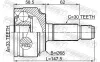 Gelenksatz, Antriebswelle Vorderachse radseitig FEBEST 0310-RW24 Bild Gelenksatz, Antriebswelle Vorderachse radseitig FEBEST 0310-RW24