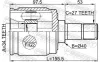 Gelenksatz, Antriebswelle Vorderachse links getriebeseitig FEBEST 0311-CL20LH Bild Gelenksatz, Antriebswelle Vorderachse links getriebeseitig FEBEST 0311-CL20LH