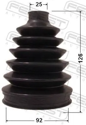 Faltenbalg, Antriebswelle radseitig FEBEST 0317P-RE20 Bild Faltenbalg, Antriebswelle radseitig FEBEST 0317P-RE20