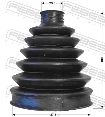 Faltenbalg, Antriebswelle radseitig FEBEST 0317P-RE5 Bild Faltenbalg, Antriebswelle radseitig FEBEST 0317P-RE5