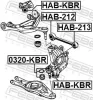 Trag-/Führungsgelenk Hinterachse FEBEST 0320-KBR Bild Trag-/Führungsgelenk Hinterachse FEBEST 0320-KBR