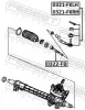 Axialgelenk, Spurstange Vorderachse FEBEST 0322-FB Bild Axialgelenk, Spurstange Vorderachse FEBEST 0322-FB