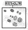 Reparatursatz, Bremssattel Hinterachse FEBEST 0375-CL7R Bild Reparatursatz, Bremssattel Hinterachse FEBEST 0375-CL7R