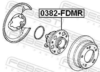 Radnabe FEBEST 0382-FDMR Bild Radnabe FEBEST 0382-FDMR