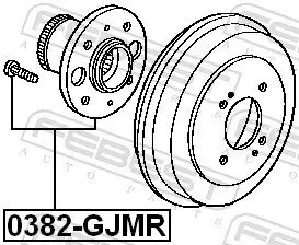 Radnabe FEBEST 0382-GJMR Bild Radnabe FEBEST 0382-GJMR