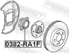 Radnabe Vorderachse FEBEST 0382-RA1F Bild Radnabe Vorderachse FEBEST 0382-RA1F