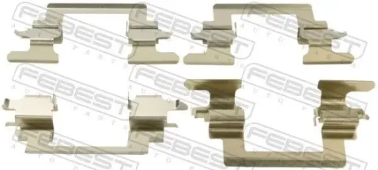 Zubehörsatz, Scheibenbremsbelag FEBEST 0403-CS1AF Bild Zubehörsatz, Scheibenbremsbelag FEBEST 0403-CS1AF