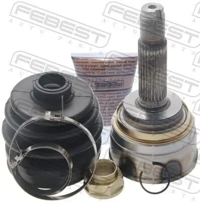 Gelenksatz, Antriebswelle Vorderachse radseitig FEBEST 0410-003 Bild Gelenksatz, Antriebswelle Vorderachse radseitig FEBEST 0410-003