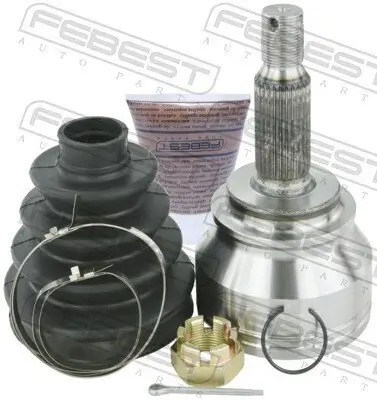 Gelenksatz, Antriebswelle radseitig Vorderachse FEBEST 0410-CW6